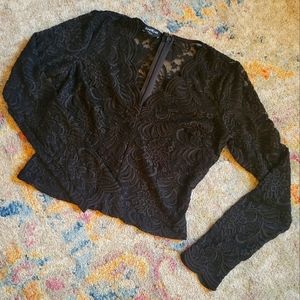 Bebe lace top
